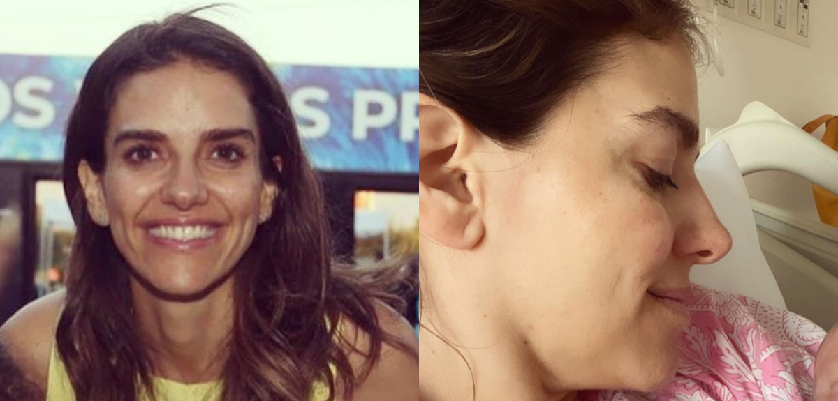 Con emotivas fotos desde la clínica, María Luisa Godoy presentó a su bebé: “Chinito amado”