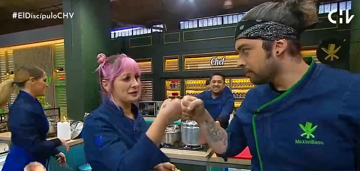 Intenso coqueteo de Max Cabezón y Miel Blanca sacó suspiros en El Discípulo del Chef