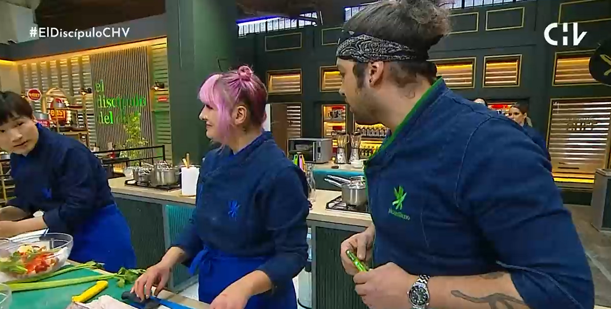 Intenso coqueteo de Max Cabezón y Miel Blanca sacó suspiros en El Discípulo del Chef