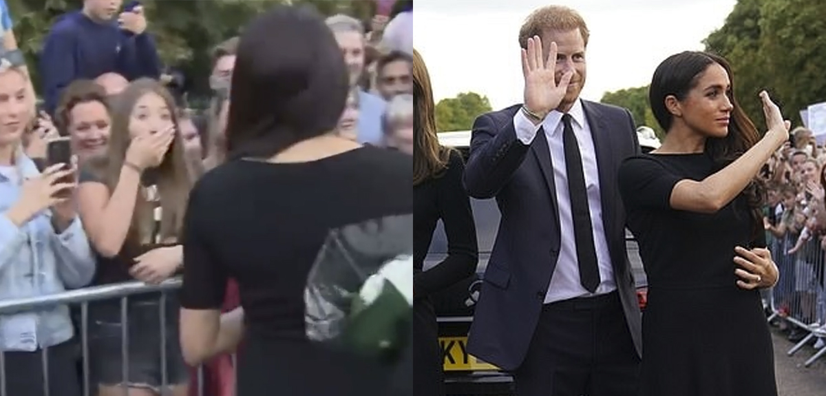 Meghan Markle rompió el protocolo de luto real en el castillo de Windsor con inesperado gesto