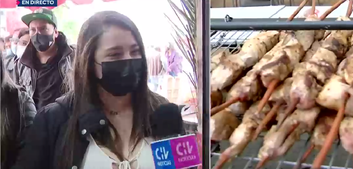 ¿Feliz qué? El divertido chascarro de mujer durante despacho de CHV en Fiestas Patrias