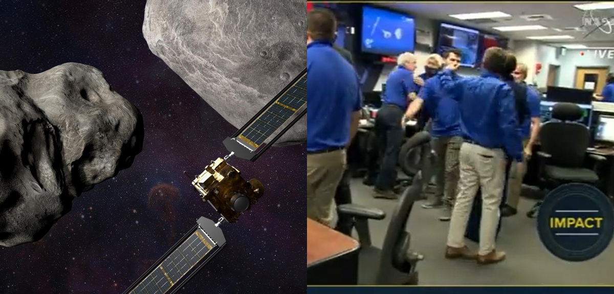 Nave de la NASA impactó contra un asteroide para desviar su trayectoria: 