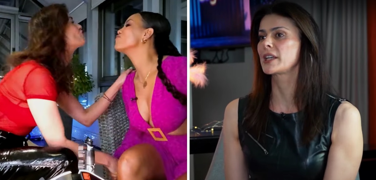 Tonka Tomicic mostró adelanto de su nuevo programa de sexo: incluyó posible beso con Betsy Camino