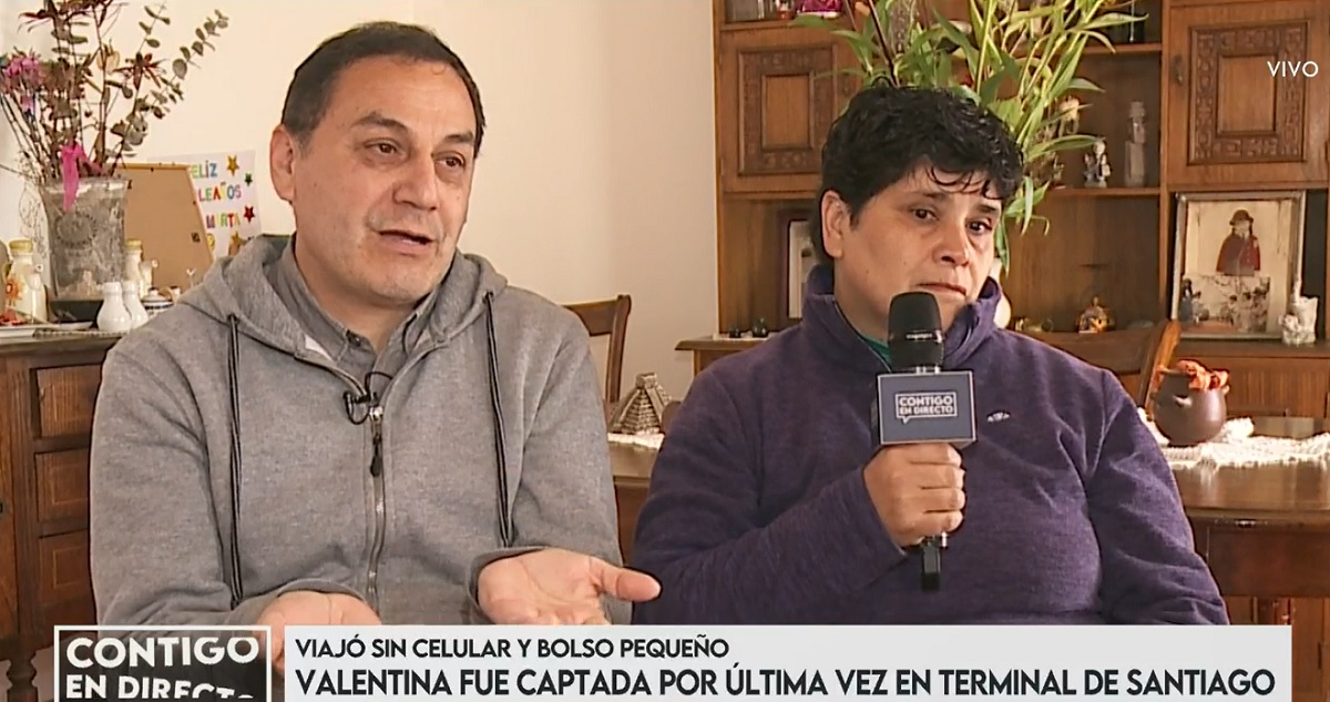 Papás Valentina Mardones desaparecida