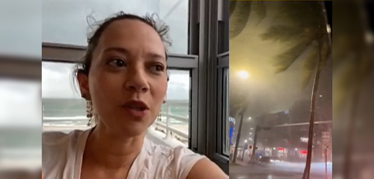Ingrid Parra relató aterradora experiencia con huracán Ian en EEUU: 