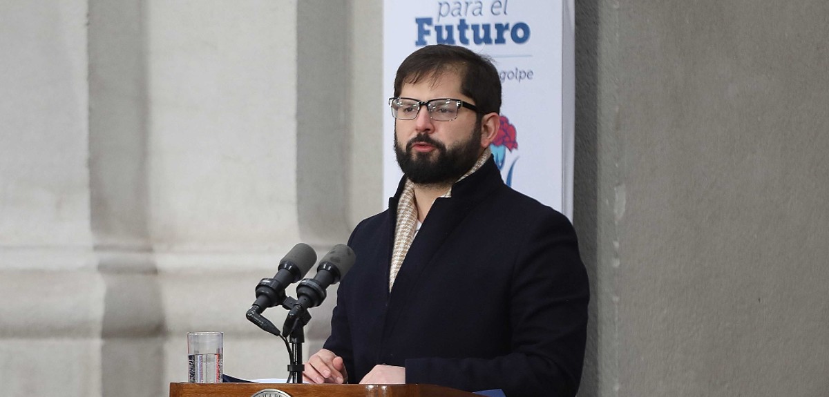 Boric abordó continuidad del proceso constituyente en conmemoración de los 49 años del golpe