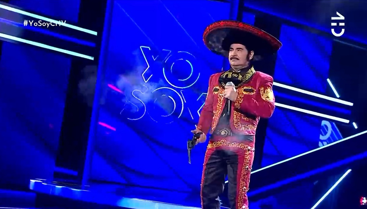 Doble Vicente Fernández pistola fogueo Yo Soy