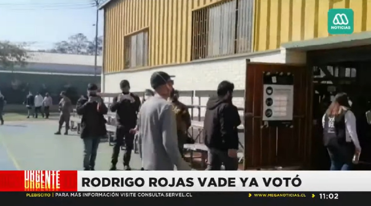 Votación de Rodrigo Rojas Vade