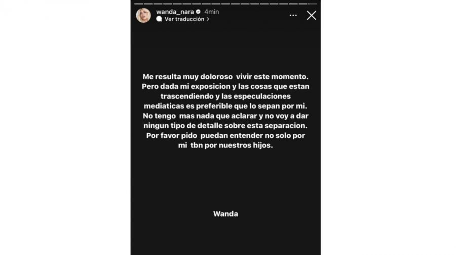 Wanda Nara separación Icardi