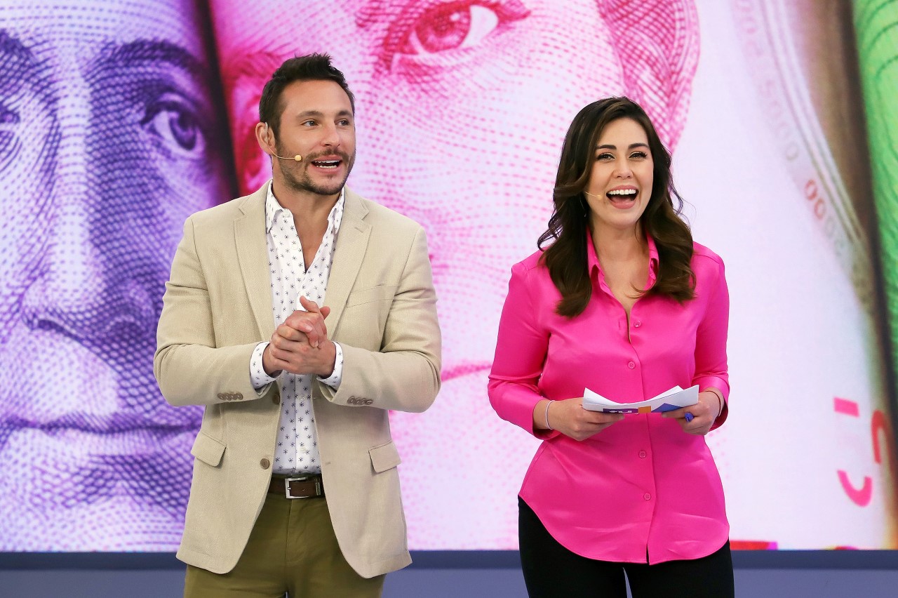 Ana María Silva y Francesco Gazzella en Tu Día