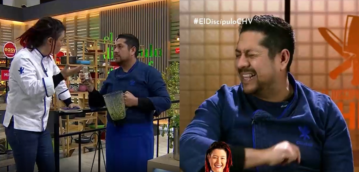 Giovanni y su descargo por cruce con China Bazán en El Discípulo del Chef: 