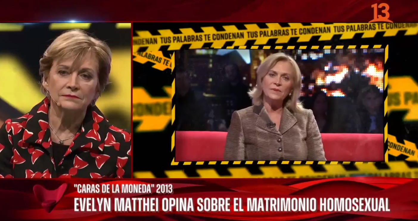Evelyn Matthei en Juego Textual