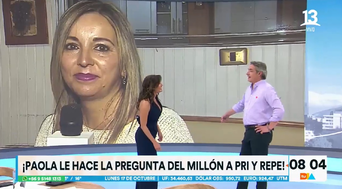 Priscilla Vargas y José Luis Repenning en Tu Día