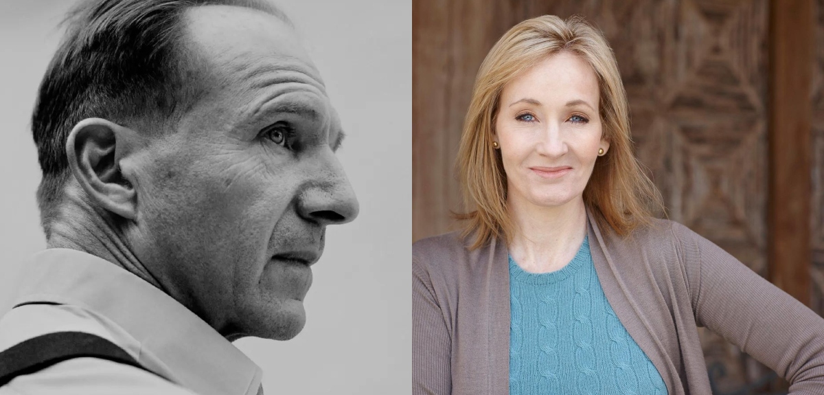 Ralph Fiennes defiende a J.K Rowling de acusaciones de transfobia: 