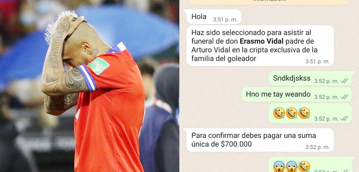 Viralizan insólita estafa tras muerte de padre de Arturo Vidal: incluía jet privado y exclusivo tour