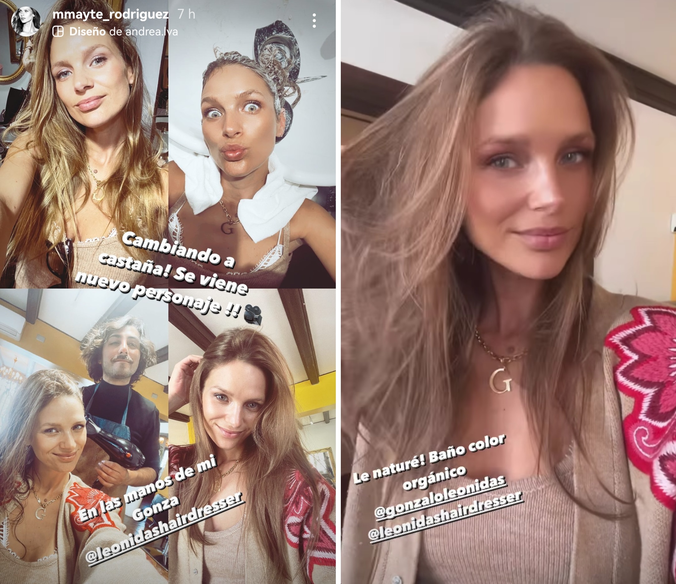 cambio de look Mayte Rodríguez