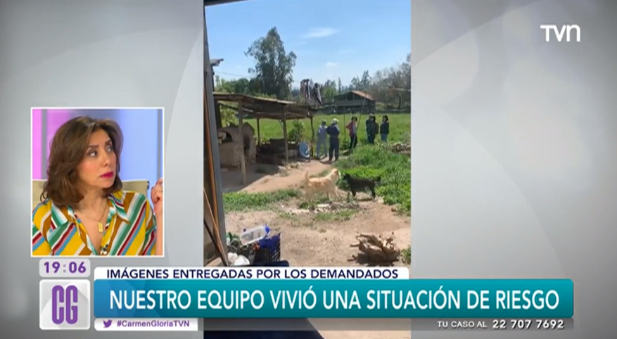 Equipo de Carmen Gloria vivió tenso momento en terreno.