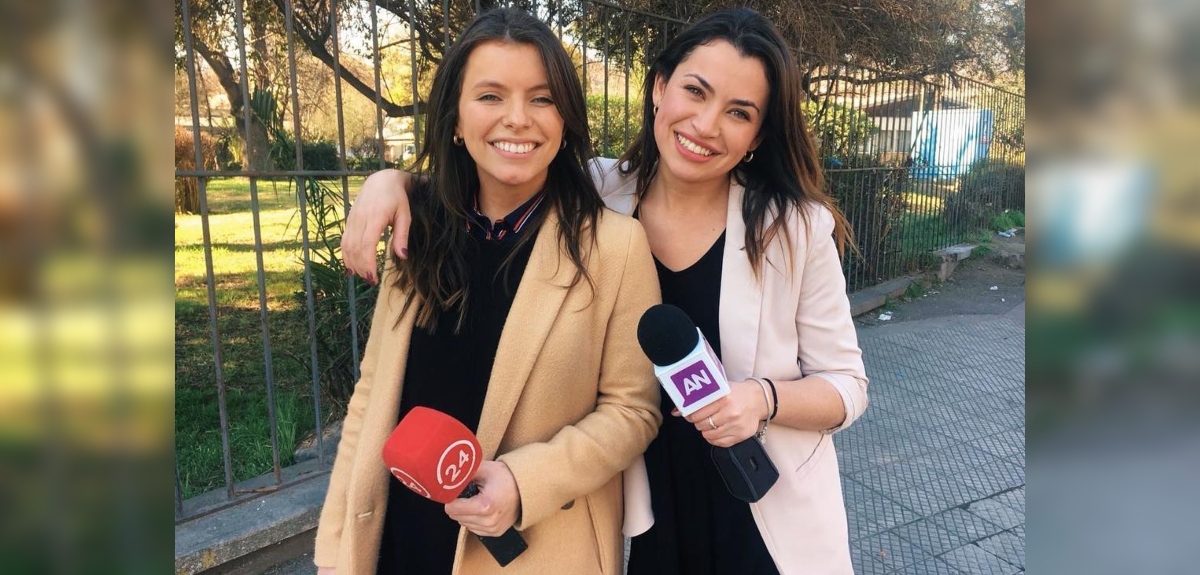 Las mellizas Kennard conducen noticiarios de diferentes canales: una es rostro de Mega y otra de TVN