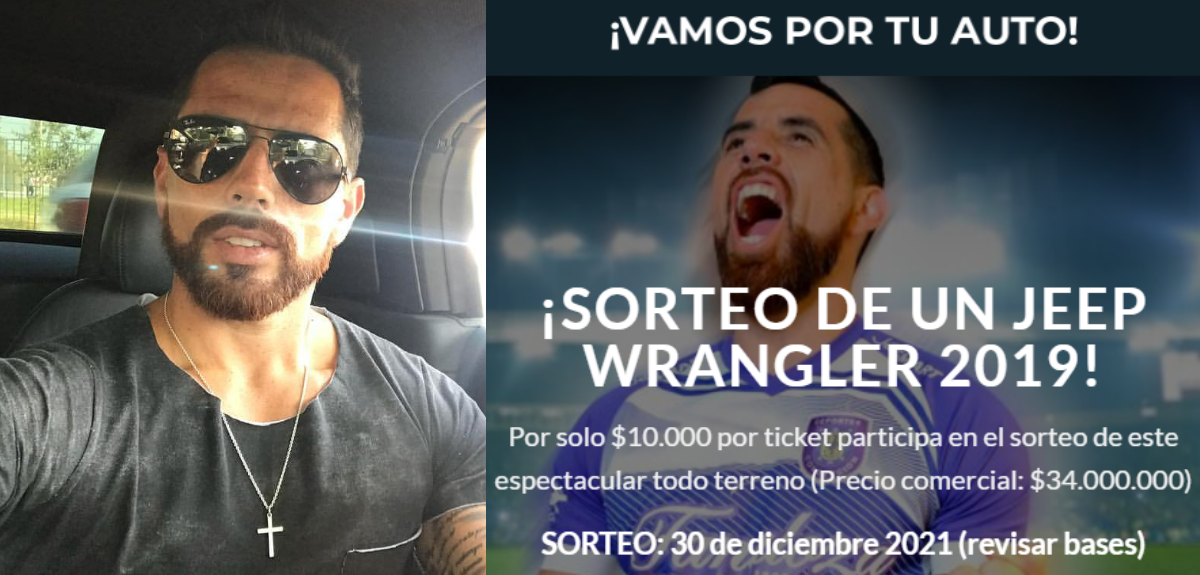 Acusan a futbolista Daúd Gazale de no devolver dinero de números tras fallida rifa de su jeep