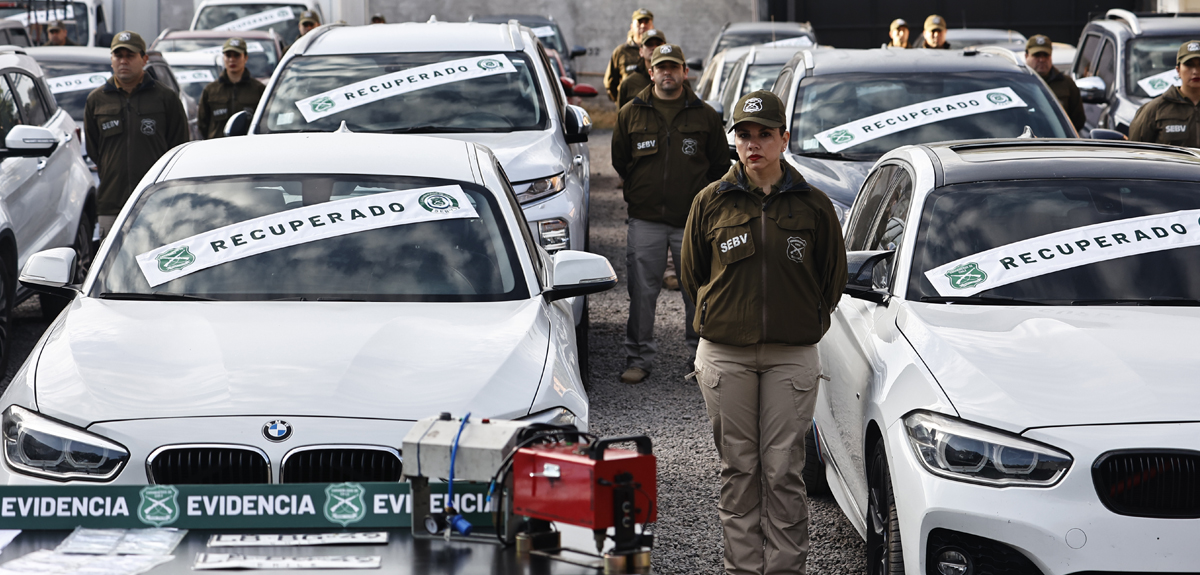 Desbaratan banda liderada por informático que estudiaba postgrado y que robó más de 300 vehículos