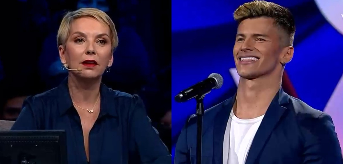 Fran García-Huidobro y coqueta opinión a imitador de Ricky Martin en Yo Soy: “Me faltaría el aire”