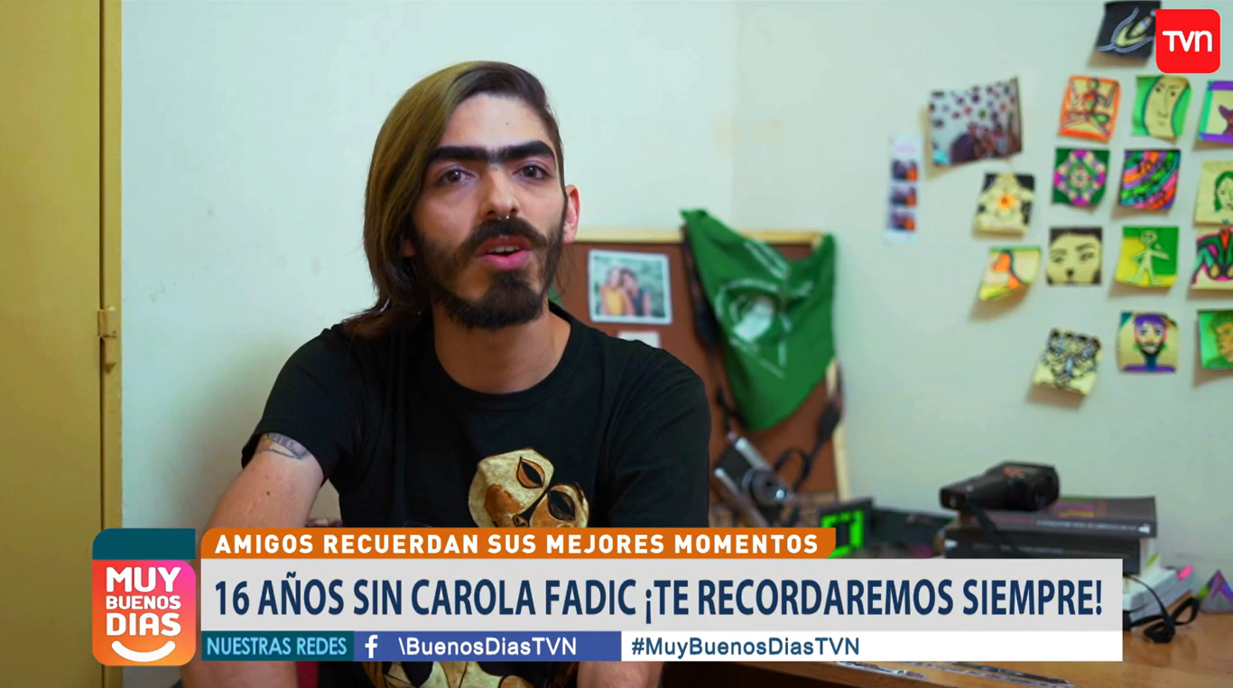 Los recuerdos del hijo de Carolina Fadic.
