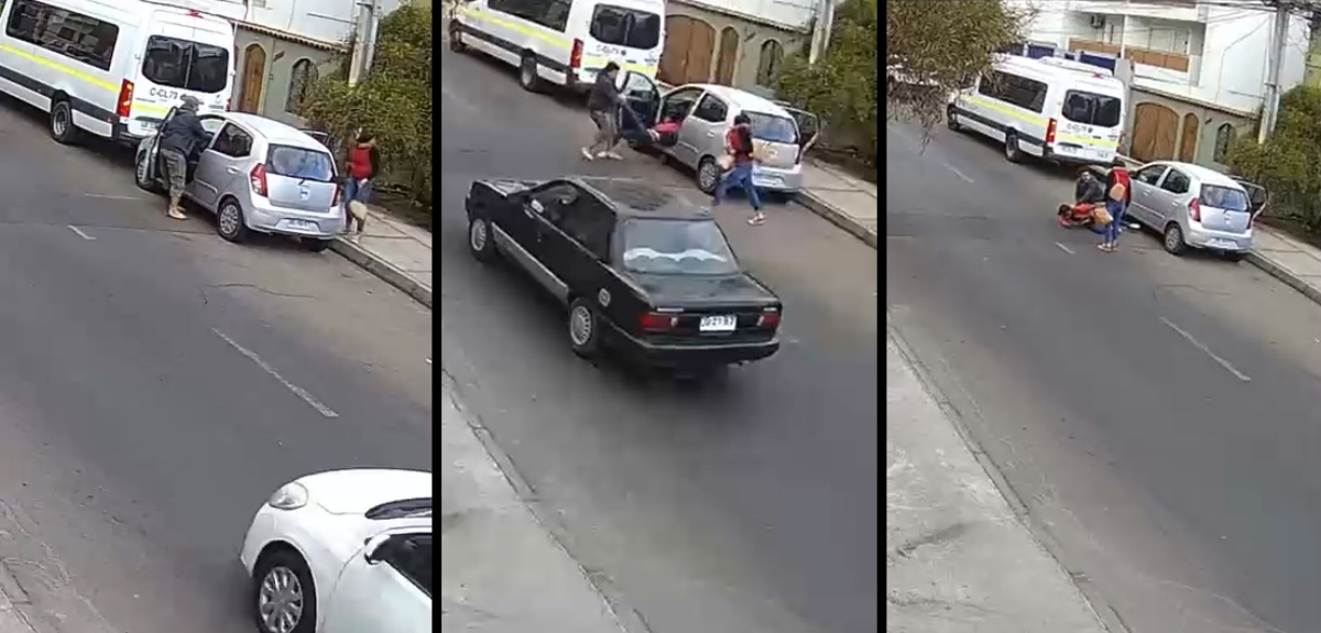 Hombre frustró robo de su vehículo en Antofagasta: enfrentó a mujeres que intentaron quitárselo