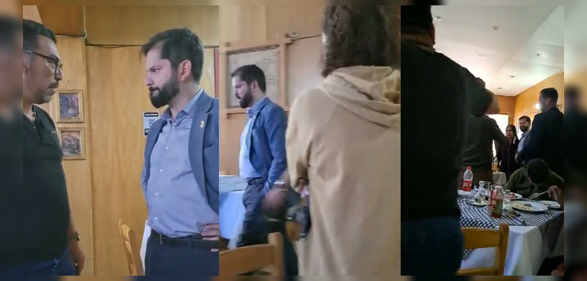 Viralizan momento preciso en que hombre increpó duramente al presidente Gabriel Boric en Calama