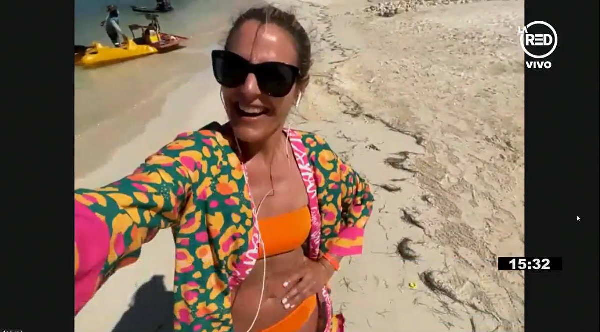 Julia Vial de vacaciones en Jamaica