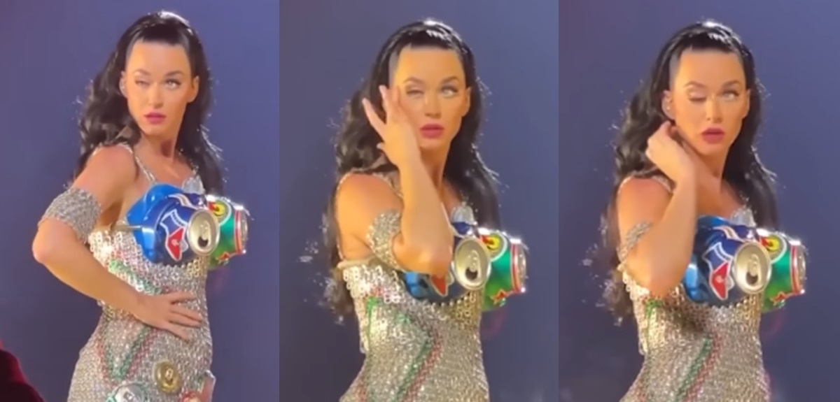 Katy Perry preocupó a sus fans al perder control de un párpado en pleno show: ¿qué le ocurrió?