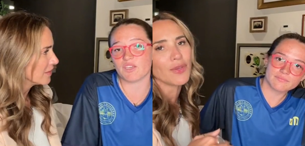 Laura de la Fuente terminó en pabellón por golpe mientras jugaba fútbol: 