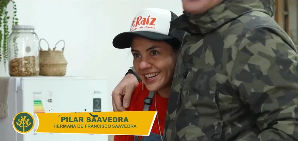 Pancho Saavedra presentó su hermana Pilar Lugares que Hablan