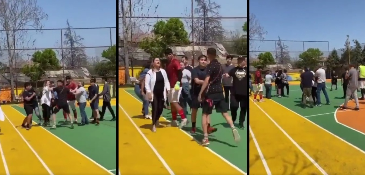 Partido de baby fútbol terminó en golpiza entre apoderados en La Cisterna: colegio hizo denuncia