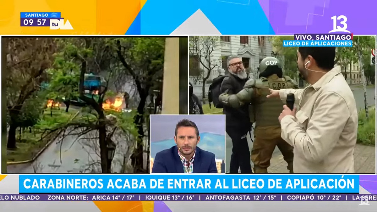 Periodista de Tu Día fue increpado