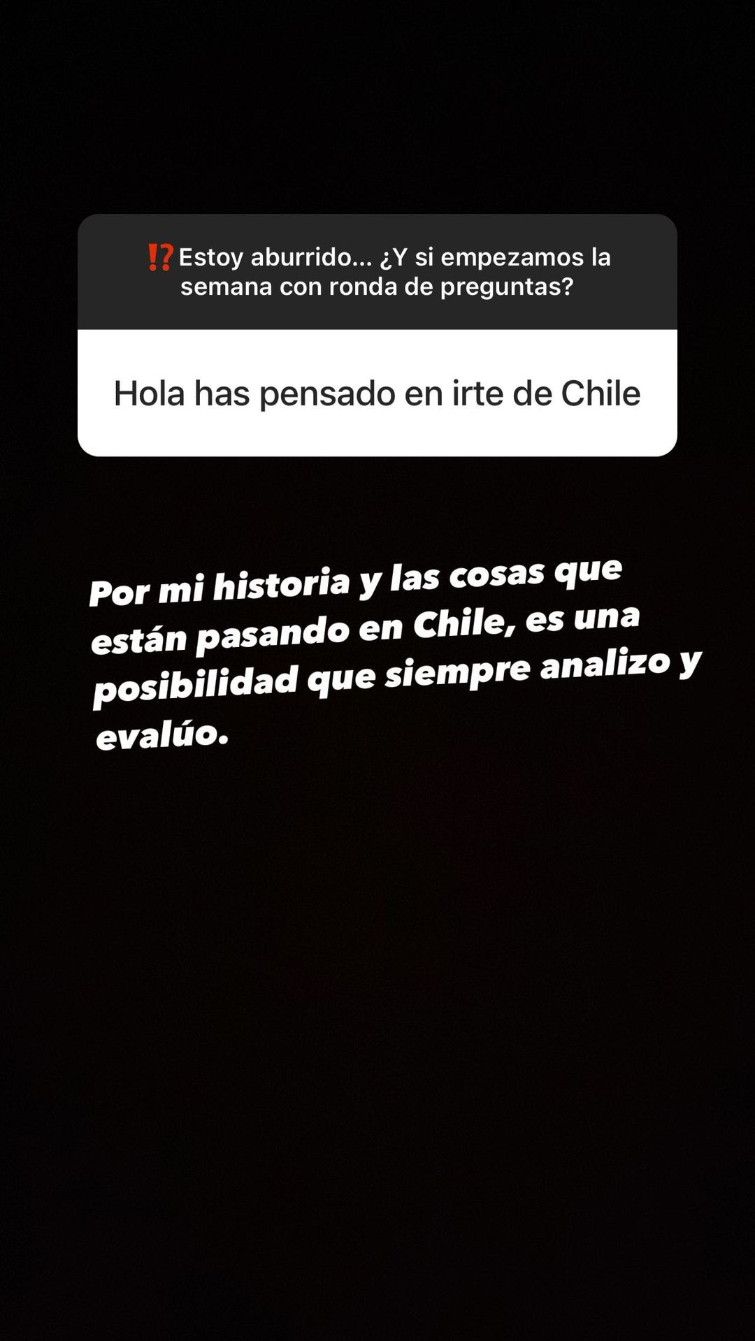 Roberto Cox aseguró que evalúa irse de Chile: "Estaría dispuesto a partir si..."