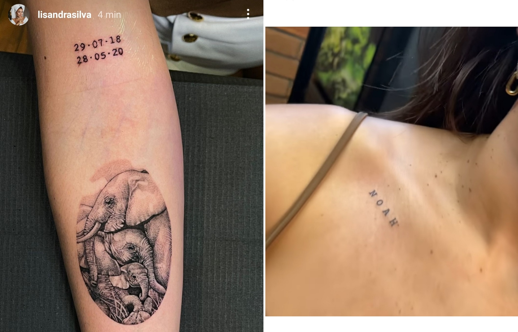 tatuajes Lisandra Silva