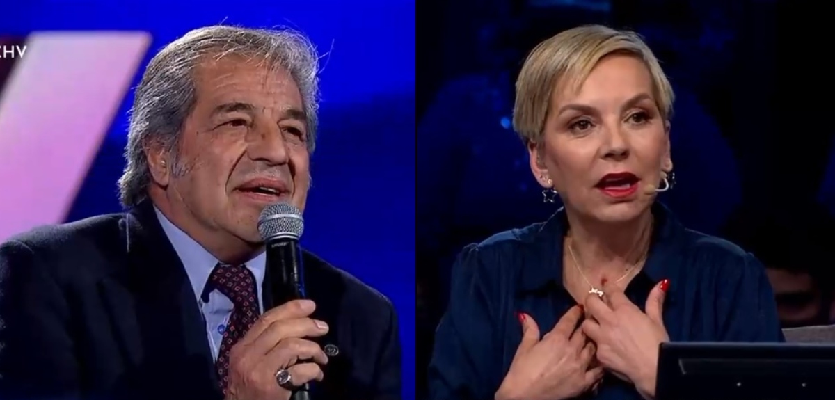 Fran García-Huidobro sorprendida con imitador de Sandro en 'Yo Soy': 