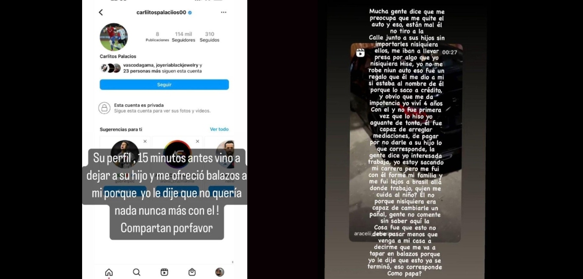 Carlos Palacios acusación