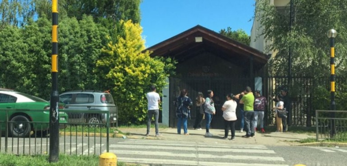Hombre escaló colegio en Valdivia y aterró a la comunidad escolar