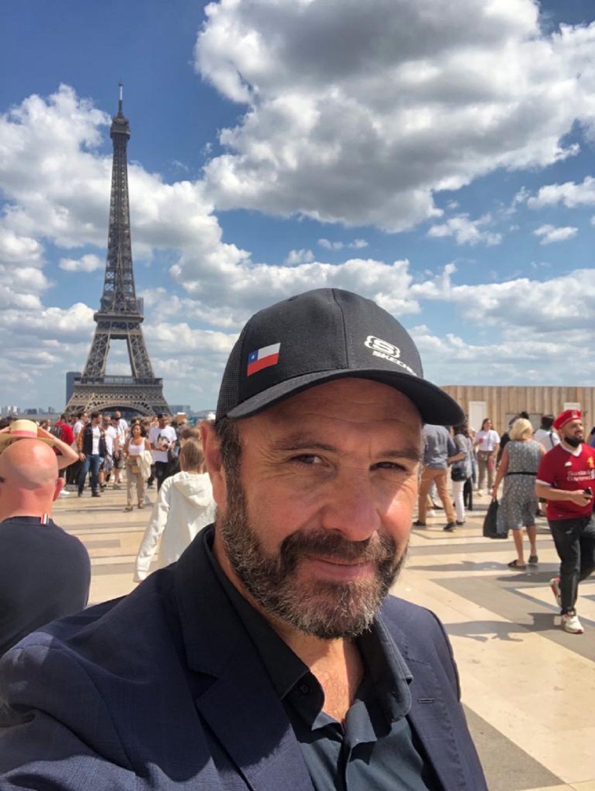 Corresponsal deportivo Eugenio Salinas