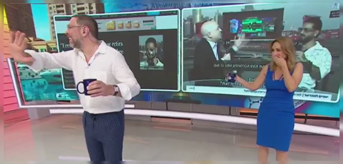 Karen Doggenweiler vivió bochornoso fail en pleno inicio del Mucho Gusto: “Hay algo que no vi”