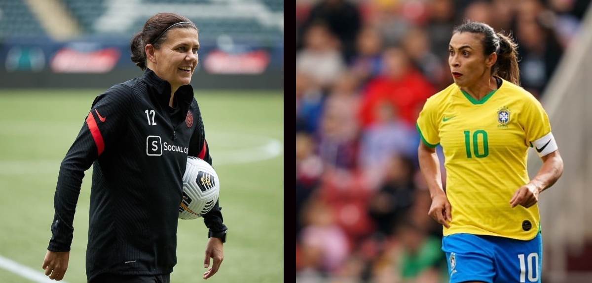 Antes de Cristiano Ronaldo: Marta y Christine, las futbolistas que marcaron goles en cinco mundiales