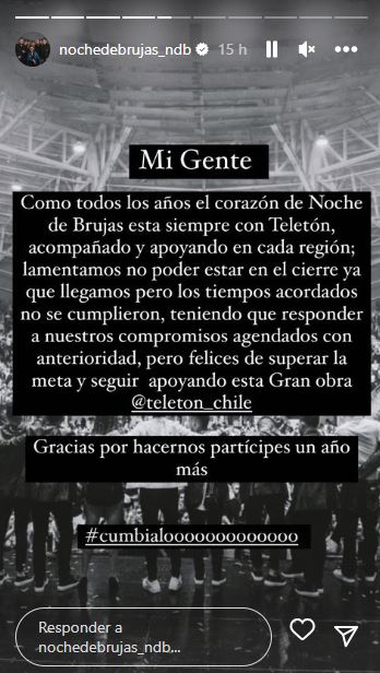 Noche de brujas banda