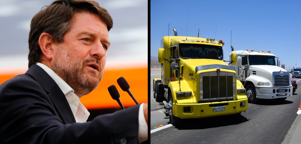 Gobernador Claudio Orrego criticó a camioneros: dirigentes rechazaron acuerdo y siguen en paro