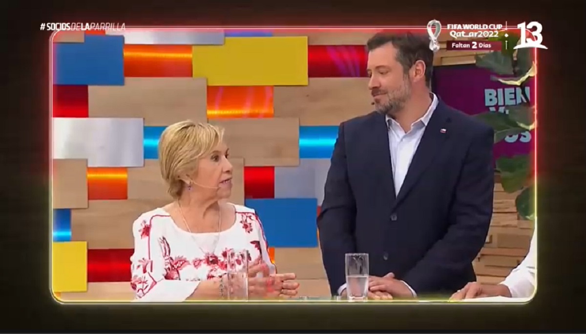 Paty Cofré y Sebastián Sichel en matinal Bienvenidos