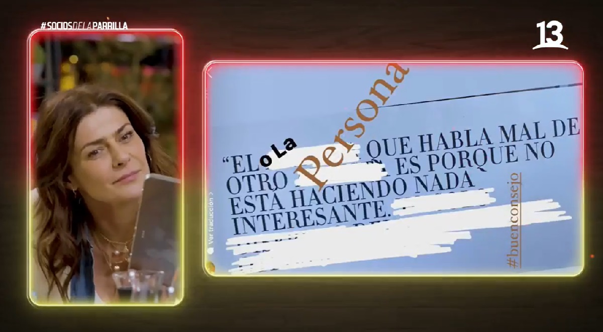 Tonka Tomicic en Socios de la parrilla