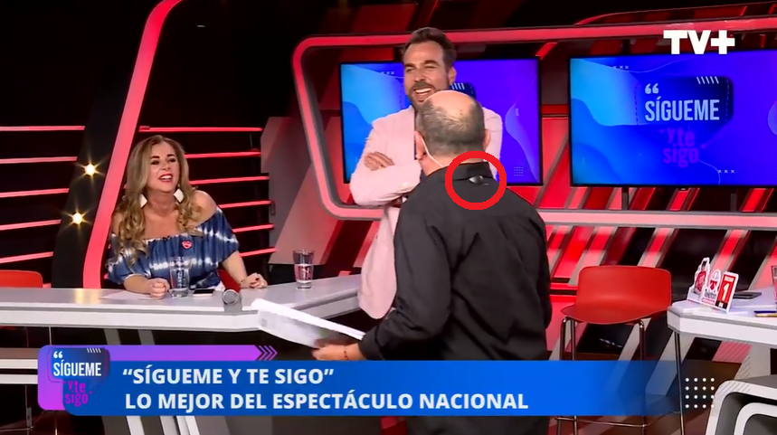 Andrés Baile protagonizó cómico chascarro en debut de Sígueme y te sigo: "¡Te la robaste!"