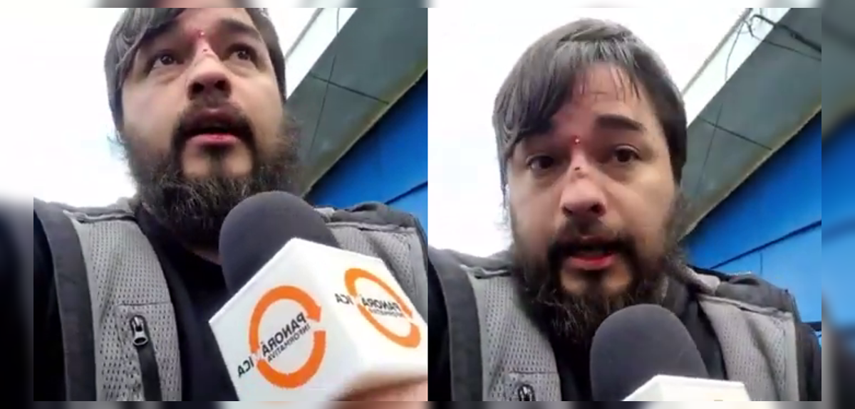 Periodista recibió brutal golpiza por supuesto funcionario público en plena transmisión en Aysén