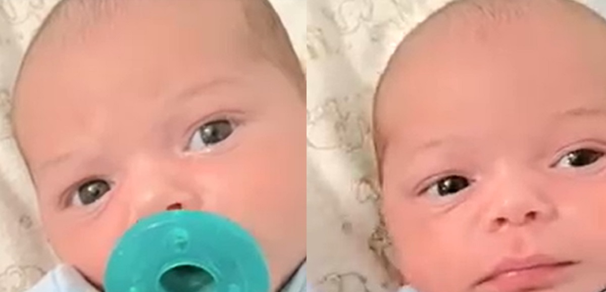 El curioso caso del bebé que cambia el color de sus ojos según su estado de ánimo: es viral en redes