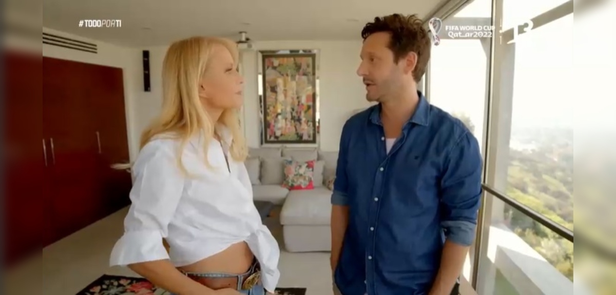 Benjamín Vicuña mostró la casa de su madre en 'Todo por ti': destacó fotos y un cuadro de Blanca